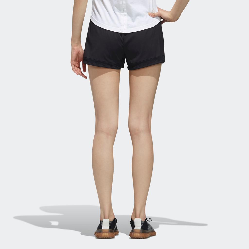 Adidas 3S Comfortable Simple Elastic Letter Three-Quarter Casual Shorts Women Shorts Black DY8665