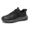 Men's Shoes 2025 Autumn New Men's Lightweight Platform Casual Board Shoes Non-slip Fashion Leather Shoes Trend