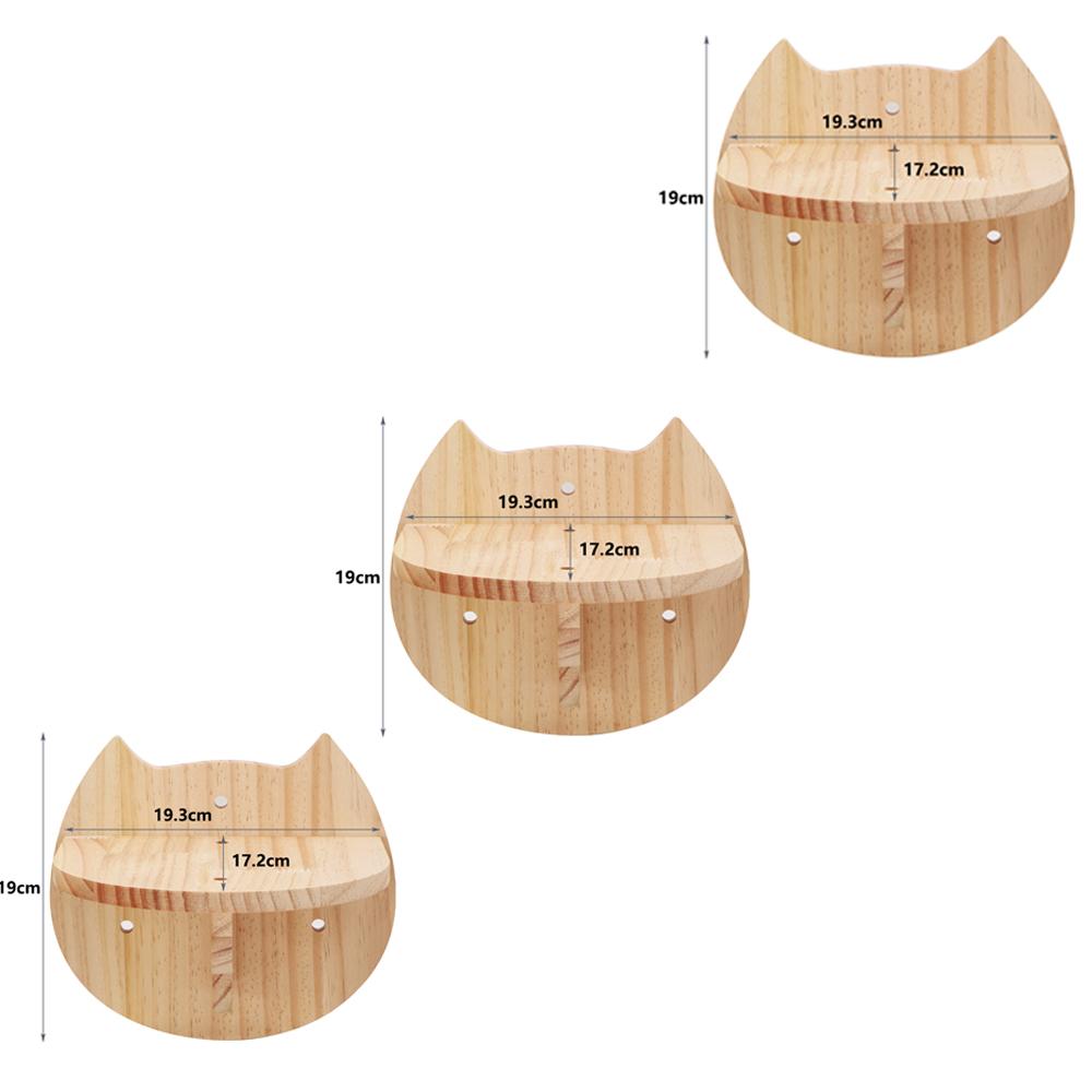 Cat Climbing Wall Type Assortment Cat Tree Wall Mounted Cat Hammock Sisal Four Steps Cat Stairs Climbing Cat Wall Hanging