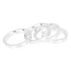 uxcell Zentrierring, 2,6 Zoll (66,1 mm) / 2,2 Zoll (57.1 mm), Radnabe