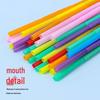 Individually Wrapped Colored Bendable Drinking Straws for Kids - Food Grade & High Temperature Resistant
