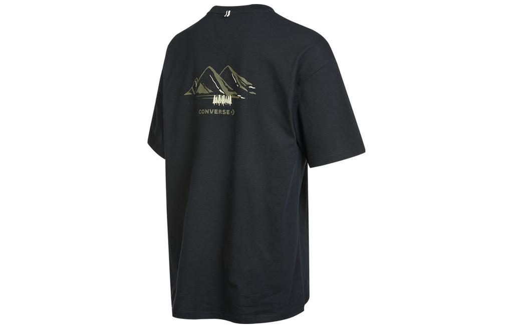 Converse Go Outdoor T Shirt Men's Black 10024357-A02