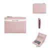 Baellerry Women Fashion Bi-fold Wallets Artificial Leather Hasp Zipper Coin Purse Card Holder