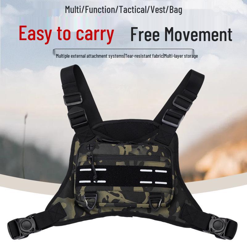 Taktische Multifunktions-Brusttasche für Herren – Ideal zum Laufen, Wandern und für Fitness