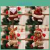 Adorable Christmas Dolls Collection With Santa Snowman Elk Bear For Heartwarming Tree Decor