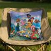 Cute DDigimonS Greymons Cushion Cover Soft Reversible Durable Pillow Cover MultiScene Use for Home Car Daily Comfort