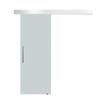 Glass Sliding Door with Handle Bar, Frosted On One Side, 90 X 205 Cm