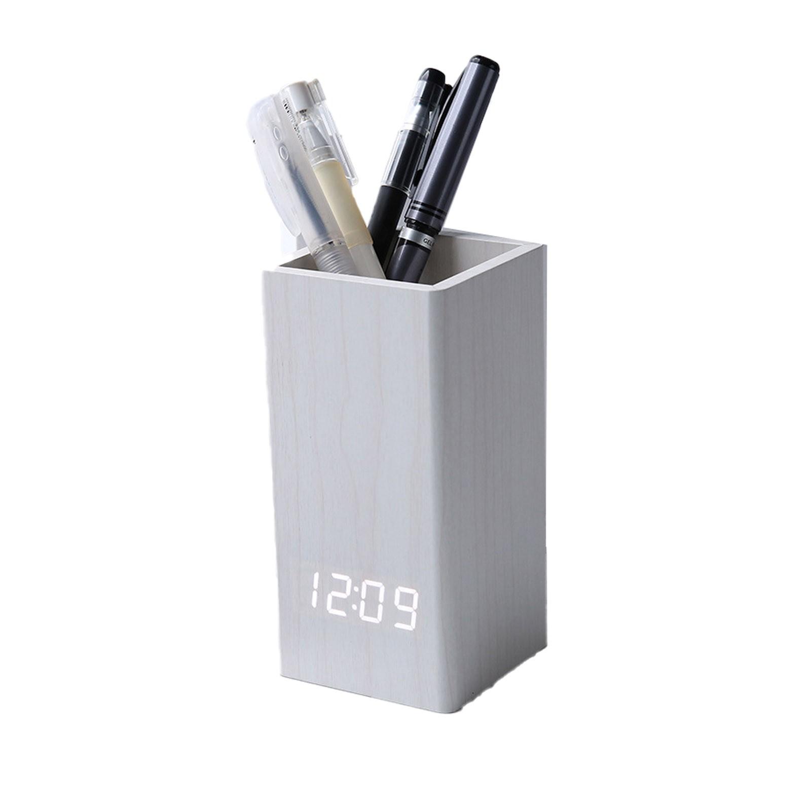 

Электронные светодиодные часы Умный будильник с батарейным питанием Часы двойного назначения Светодиодный обратный отсчет One Size светло-серый