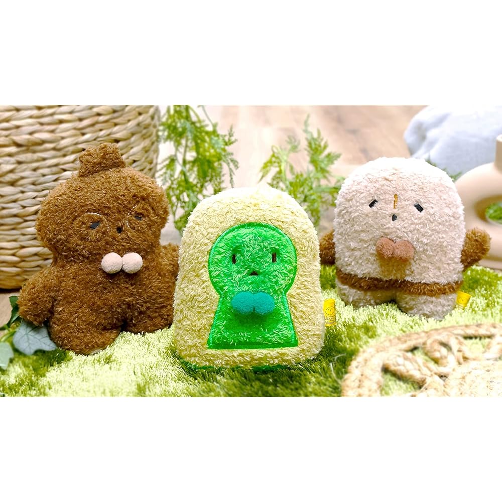 Sun Lemon Fuwafuwa Tatton Dog Plush Toy 13.8x6.3x15.5cm Animal Stuffed Animal P-8792