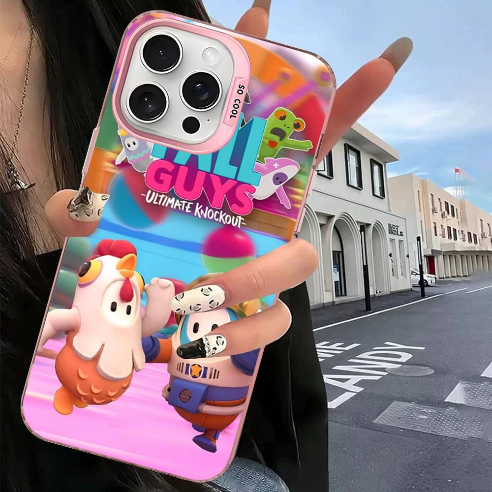 F-Fall G-Guys Game Phone Case For iPhone 17 16 15 14 13 MAX Matte Shockproof Back Anti Fall Matte Cover
