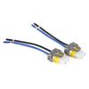 2Pcs 9005 9006 H10 Universal Adapter Wiring Harness Sockets Wire for Headlights Fog Light