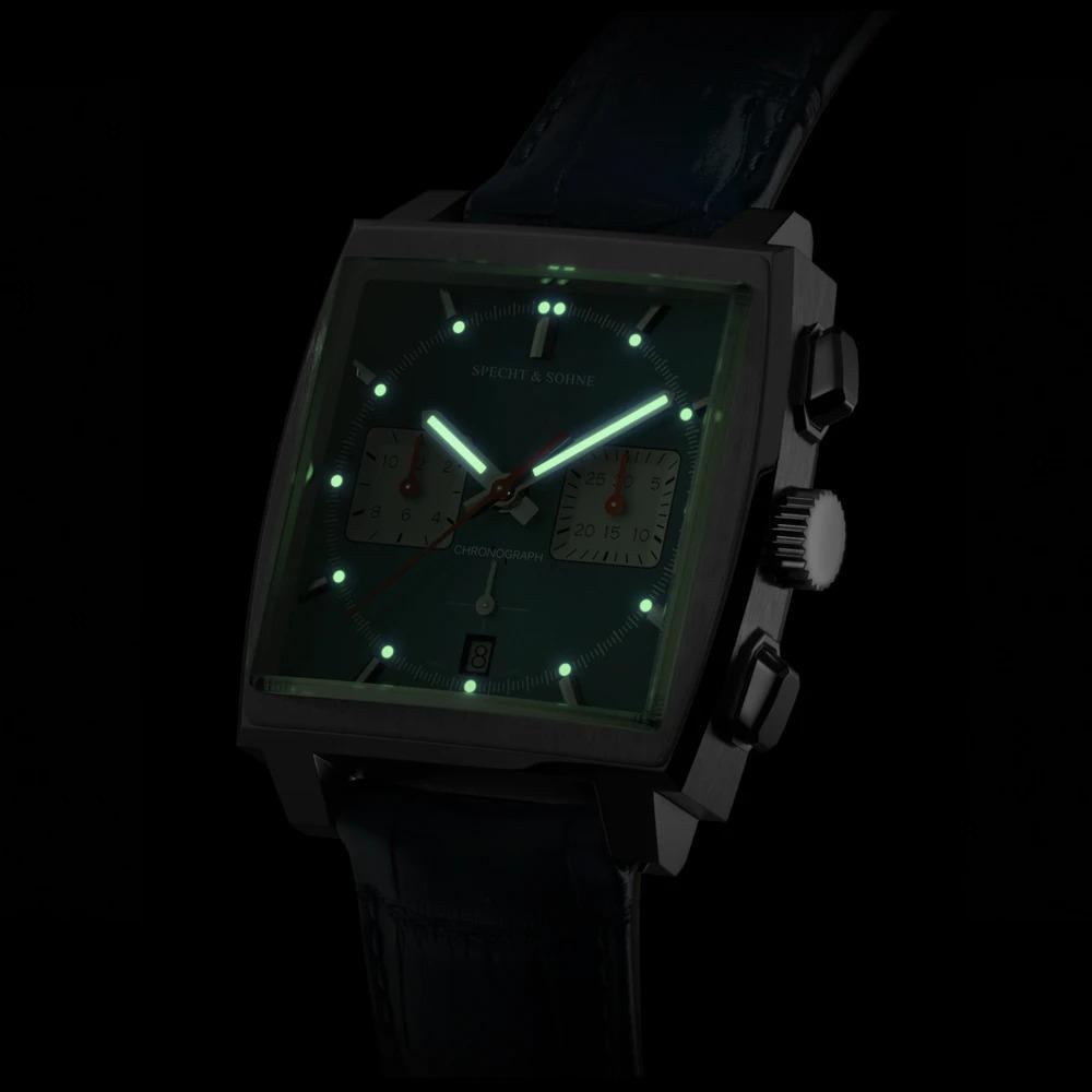 Neue Relogio Masculino Specht&Sohne 39MM Quadratische Uhr Quarz-Armbanduhren Montre Homme Stahl 30 Wasserdicht