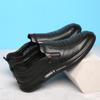 2022 Sommer Business Leder Herren Anzugschuhe Mann Slipper Mokassins Atmungsaktive Sandalen Slip On Schwarz Fahrschuhe Zapatillas