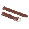 Watch Band PU Leather Alloy Pin Buckle Sweatproof Soft Breathable Replacement WatchbandBrown