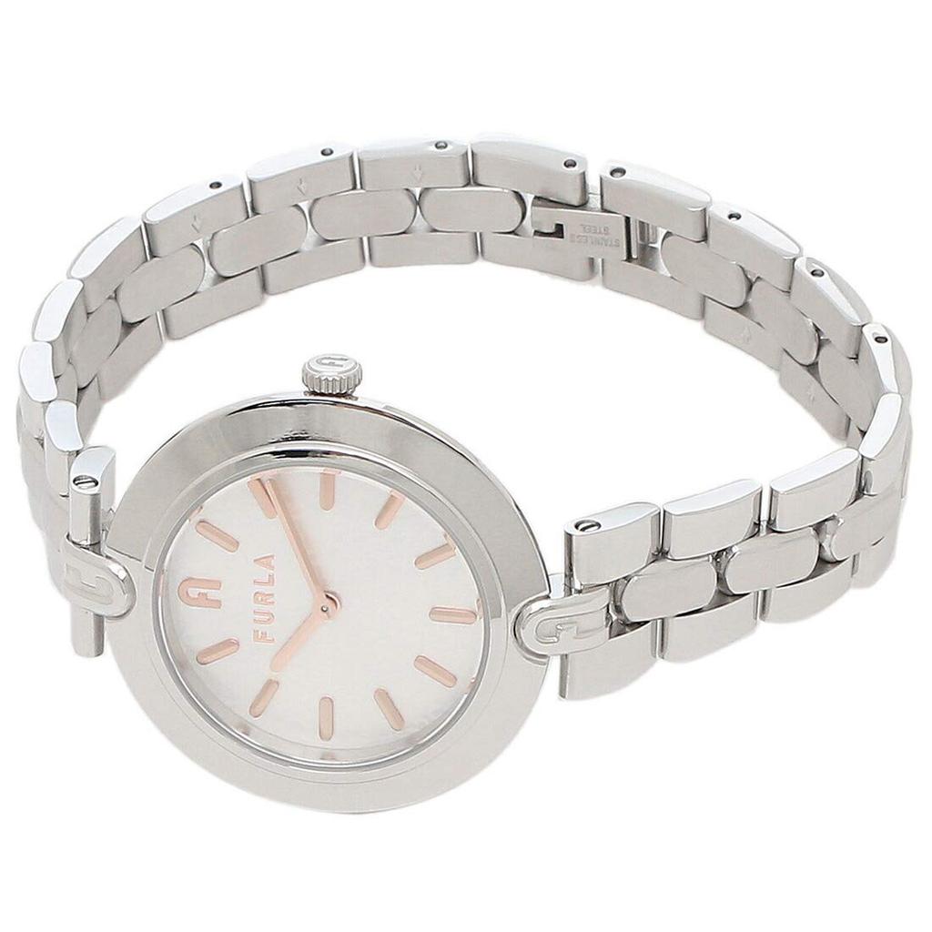Watch Logolinks 34 MM Quartz White Silver FURLA WW00002005L1 Compatible with A4 [Furla] Women's [Product]