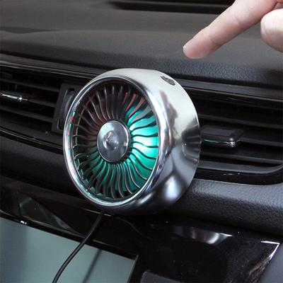 Ventilator Electric pentru Mașină 12V Rotativ 360 de Grade Circulator de Aer Răcire Auto