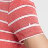 Nike Gestreiftes Sport-Poloshirt Damenoberteile Rot AJ5232-657