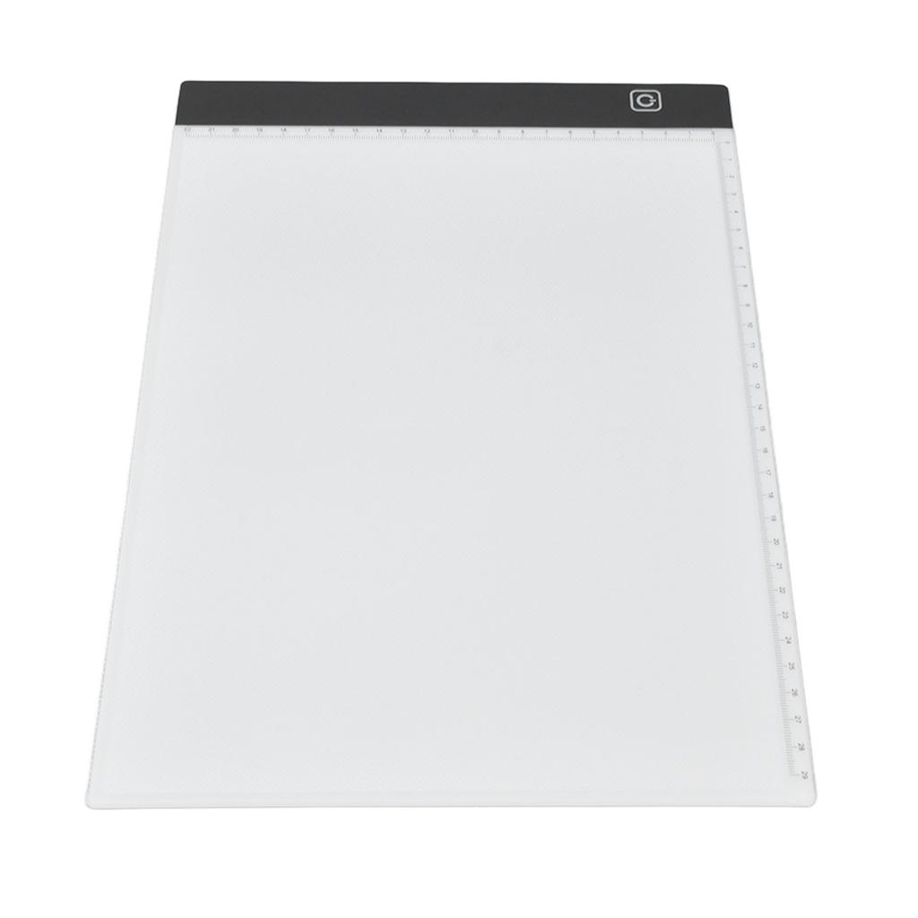 5V USB A4 Kopierbrett 3 Stufen Dimmung Touch-Steuerung LED Zeichenpad mit Skala 300?350LM