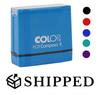 Printtoo Shipped Self Inking Rubber Stamp Pre-Inked Office Stamp- Home Office Business Stationery, Black- 42 X 9