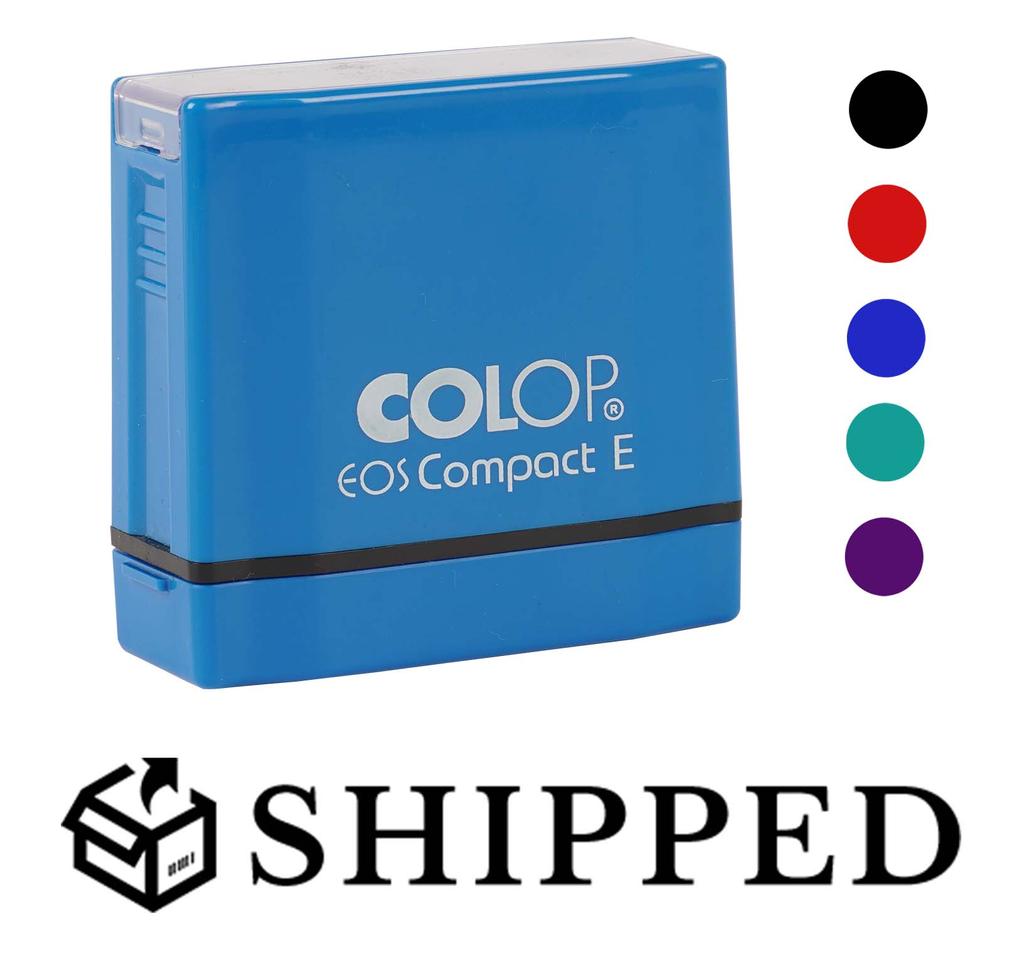 Printtoo Shipped Self Inking Rubber Stamp Pre-Inked Office Stamp- Home Office Business Stationery, Black- 42 X 9