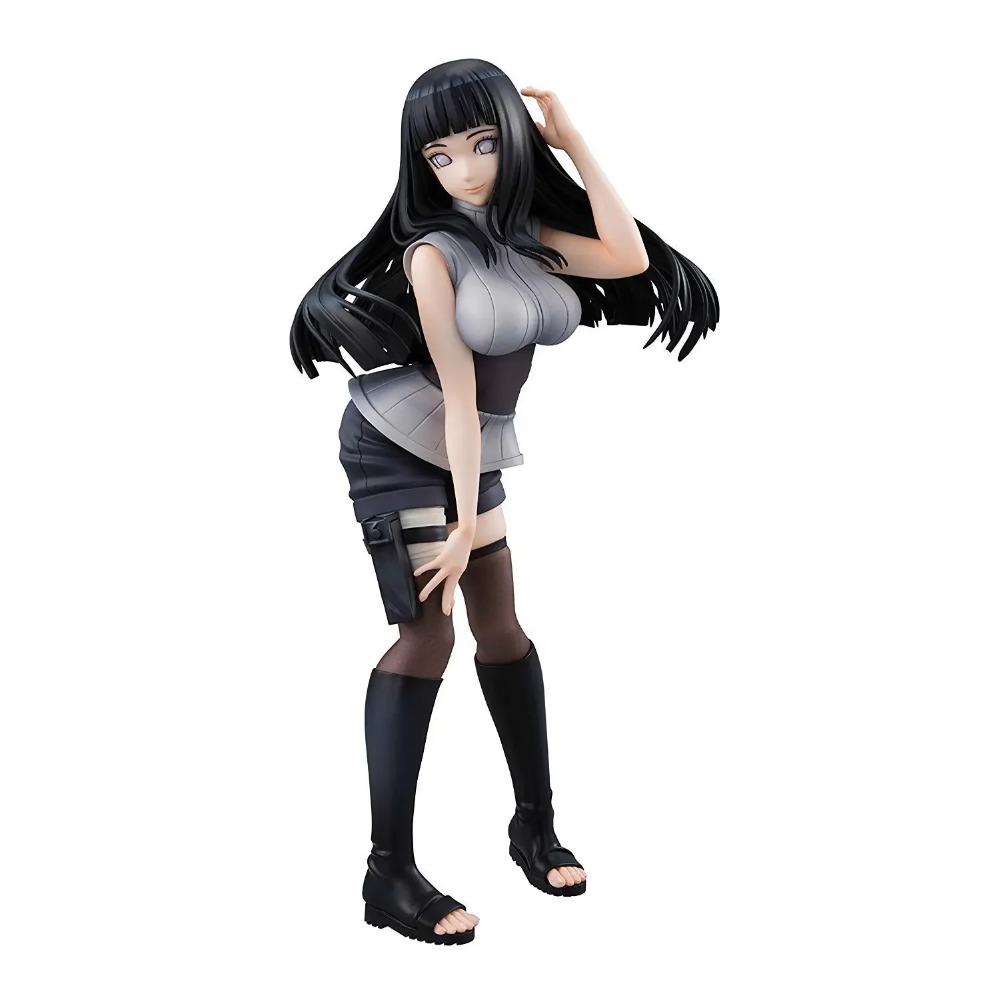 

21CM Figure Hyuuga Hinata Sexy Standing PVC Action Figure Hinata Lovely Girls Kakashi Obito Sasuke Model Toy Present
