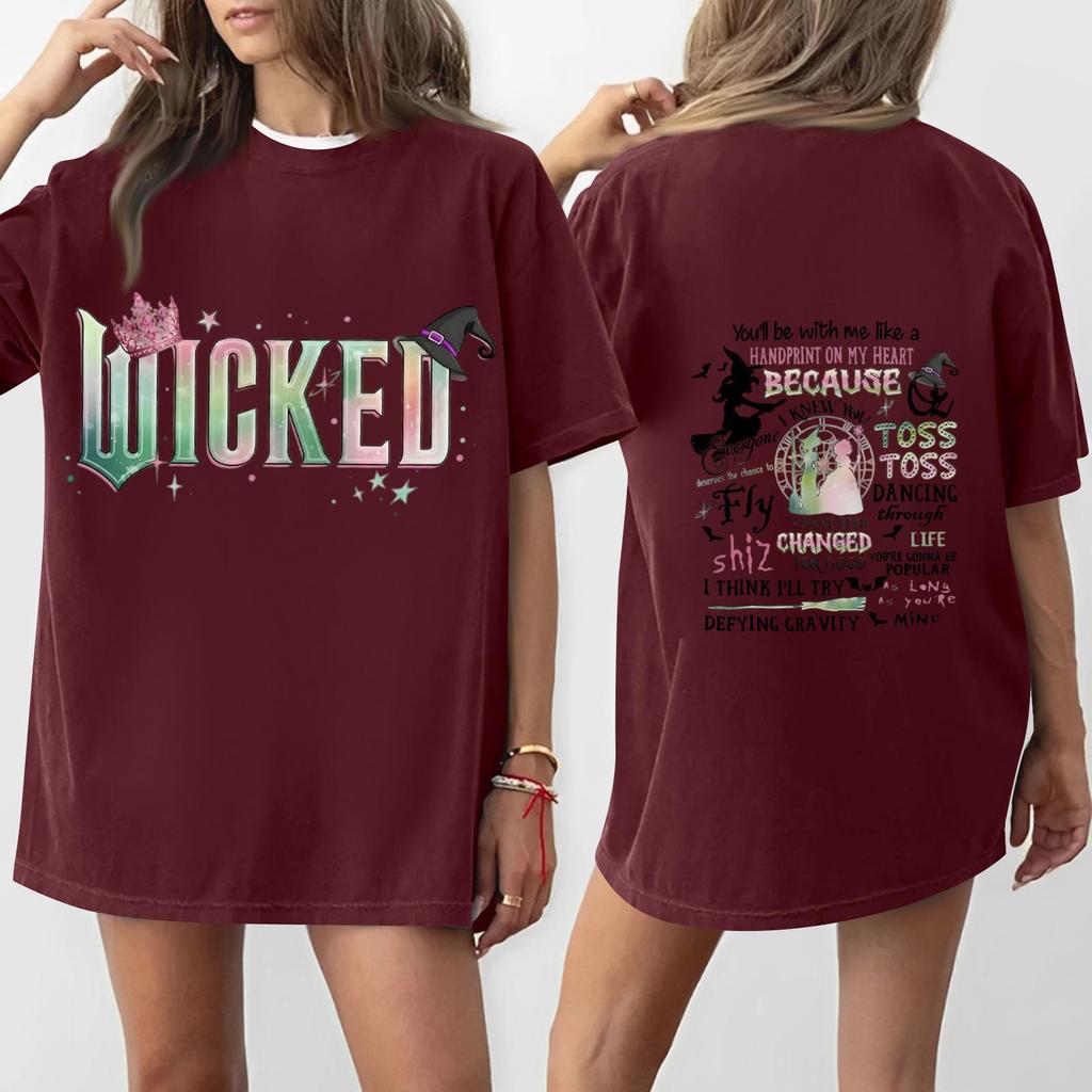 Women's Casual Fashion Round Neck Printed Short Sleeve T-Shirt Top