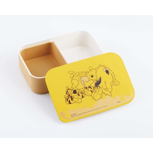 Skater (NLP5-A) Lacquered Single-Tier Lunch Box, 500ml, with Inner and Belt, Disney Winnie the Pooh, Made in Japan