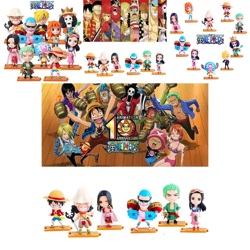 One Piece Mini Figure Collection Perfect For Cake Toppers And Ornament Decorations