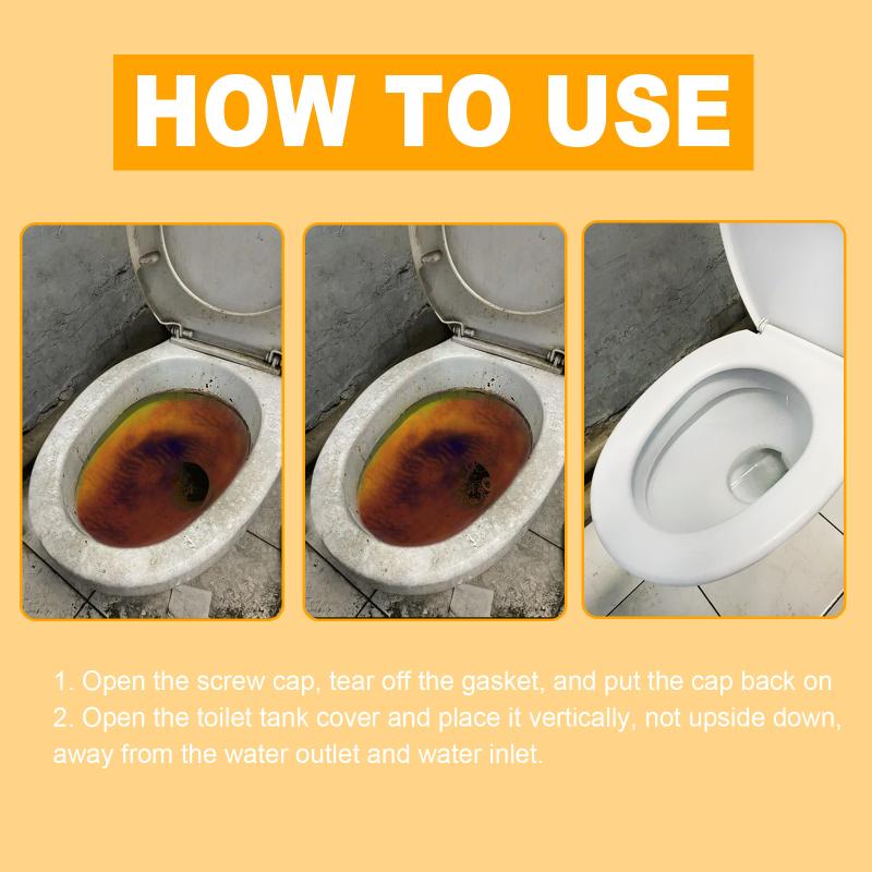 

Bowling ball automatic toilet cleaner bottle - cleans, deodorizes, removes odors, scale, stains, and stains. one size