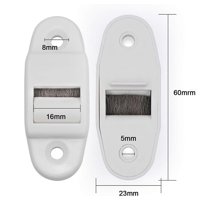 2/4/10PCS Belt Guide Roller Shutter Belt Guide With Roller And Brush Roller Blind Belt Guide(Roll Up To 23mm Belt Width)