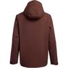 Salomon Outerpath Minimalist Letter Waterproof Windproof Comfortable Breathable Casual Hooded Jacket Men jackets Red Brown C23143