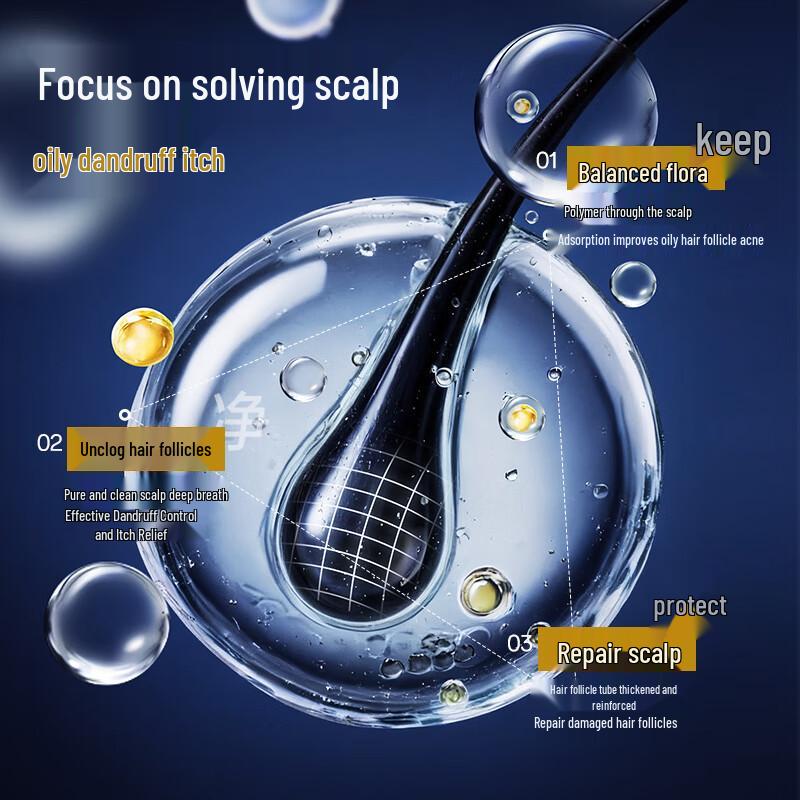 OSXE Men's Oil Control Anti-Dandruff Hair & Body Care