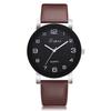 Lvpai Women's Casual Quartz Leather Band Watch Analog Valentine Gift Crystal Stainless Steel
