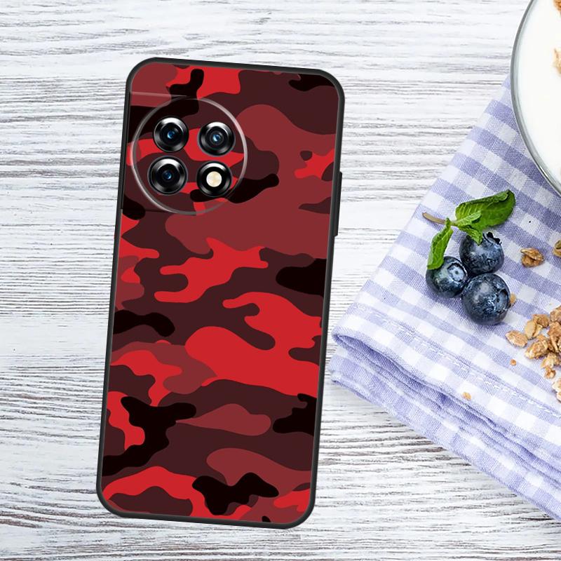 Camouflage Camo Case For OnePlus Nord 5 CE 3 4 Lite N20 N30 OnePlus 15 13 10 11 12 13T 13R 12R 10R 15R Cover