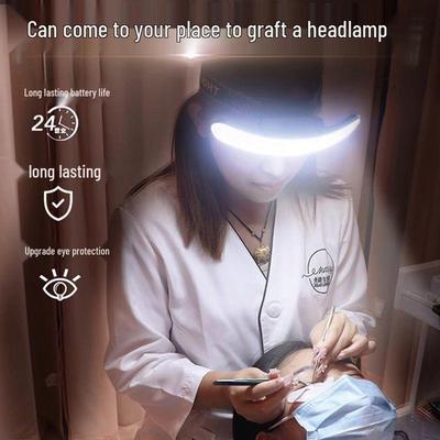 Eyelash Extension & Microblading Headlamp: Super Bright, Head-Mounted Cold Light