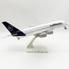 Display 1:240 Scale 380 Airbus Model 30CM New Lufthansa A380 Resin Airline Aircraft Model with Landing Gear Simulation Souvenir