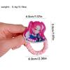 HUNTRIX Demon Hunters Character Scrunchie Hair Bands, Pastel Polka Dot Hair Ties, Student Stationery & Festival Gift Set