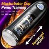Automatic Male Masturbator Penis Pump With 10 Rotating Thrusting Modes Blowjob Pocket Pussy Sex Machine Adult Toy Male Vibrator