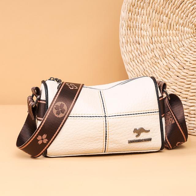 

Fashion PU Leather Crossbody Bag for Women Luxury Handbag High Quality Shoulder Bags Ladies Messenger Bag білий