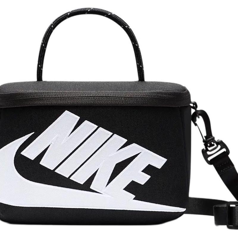 

Nike Mini Shoe Box 3L Cross-Body Bag Black/White Casual FN3059-010 чёрный/белый