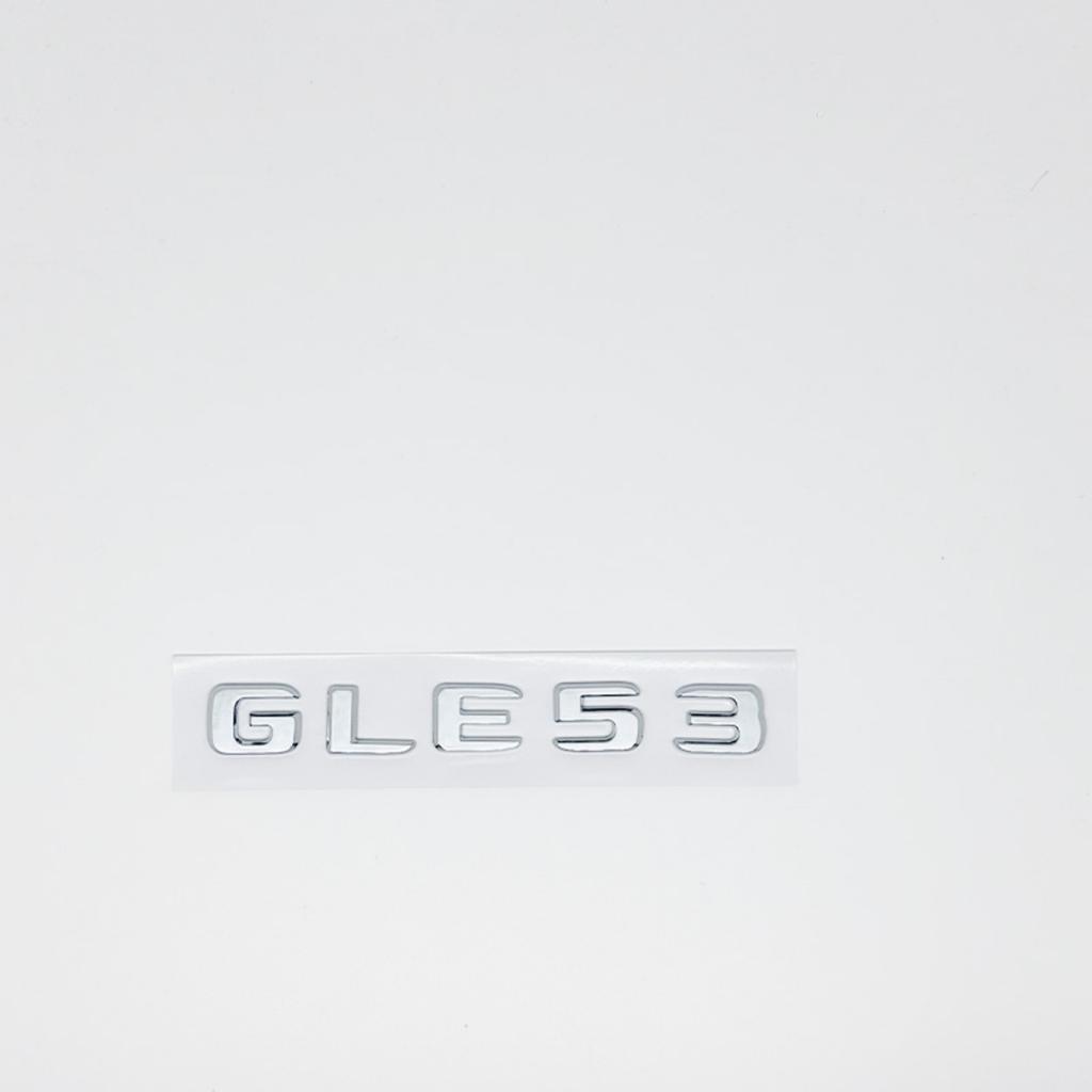 3D ABS GLE43 GLE53 GLE63 GLE63S Badge Sticker Side Fender Rear Trunk Emblem Decal