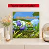 Biene Maja Customize Your Name Diamond Painting Round Diamond Diy Frameless Holiday Artwork Suitable For Home Office Wall Decoration
