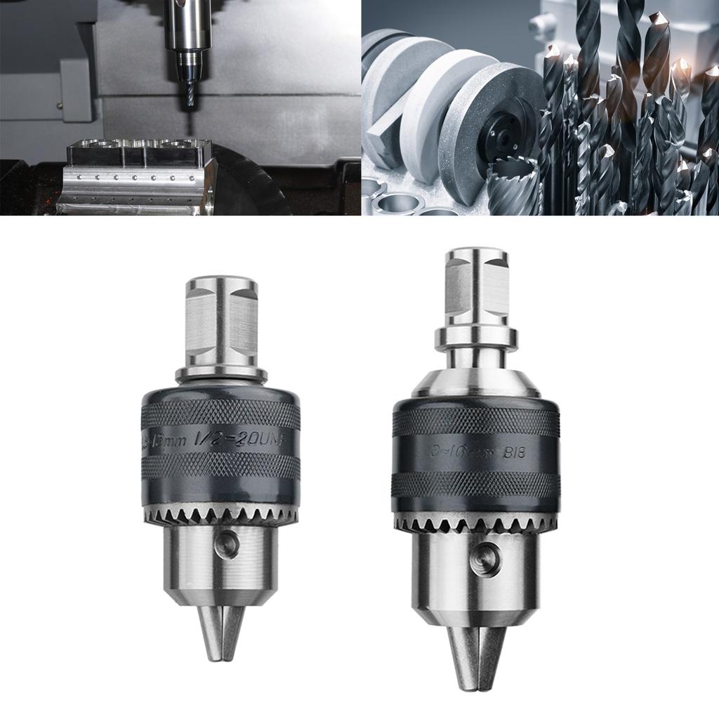 Convertible Drill Chuck Adapter with Shank for Various Clamping Ranges Increase Productivity Long Lasts