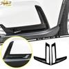 For  Honda CR-V CRV ABS Bright Black Look Front Fog Light Lamp Cover