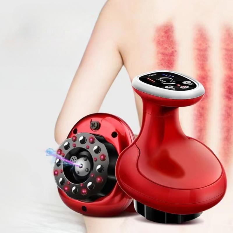 

Домашній електричний гуаша скребковий масаж банки масажер для тіла вакуумні банки присоски нагрівання спалювач жиру антицелюлітний масажер