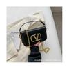 (Black) Underarm Chain Bag, New Trendy Shoulder Bag, Fashionable Small Square Bag, Textured Hand-held Crossbody Bag