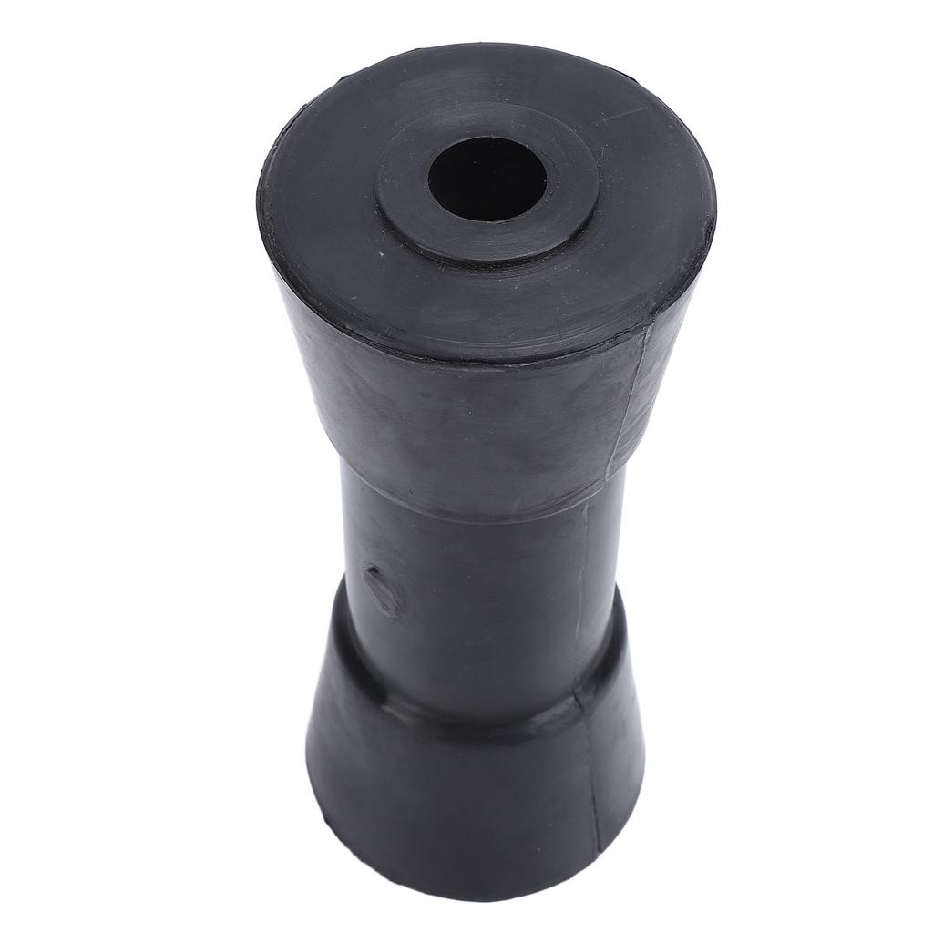 6 Zoll Marine Kielrolle Schwerlast PU Schwarz Bootsanhängerrolle für Bootsanhänger Bootskielrolle Bootsanhänger Kielrolle