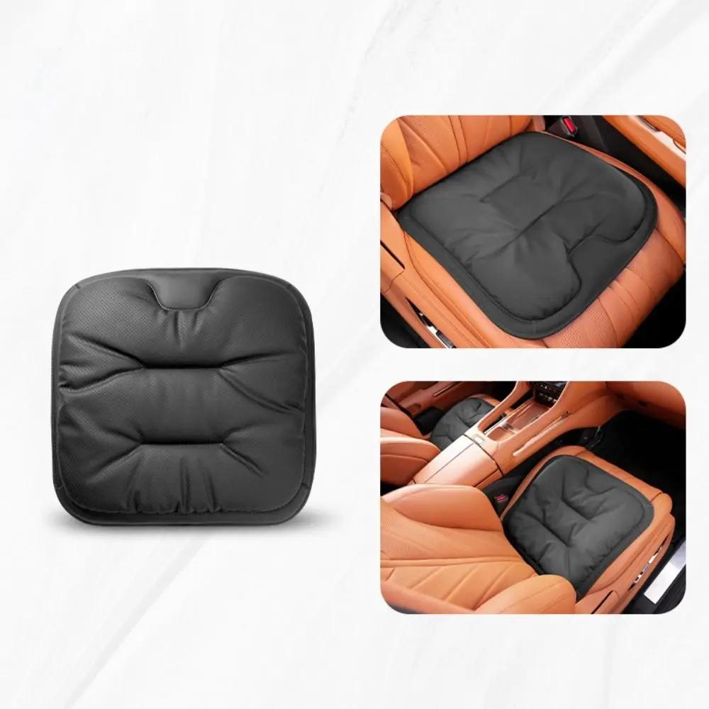 Non-slip Car Leather Cushion Universal Soft Ventilated Four-season Cushion Cotton Good Breathability Auto Seat Cushion