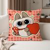 CArtoon Cute Nnobeko Xxiaodouni Pillow Case Suitable For Bedrooms Living Rooms Cars Home Decoration