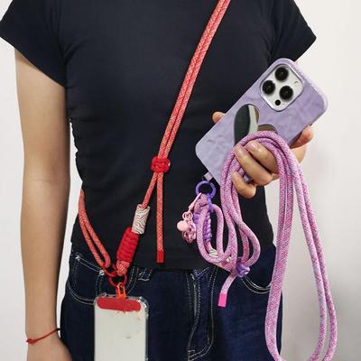 Mobile Phone Lanyard Adjustable Long Crossbody Lanyard Shoulder Cell Accessories Anti Loss Phon J2O6